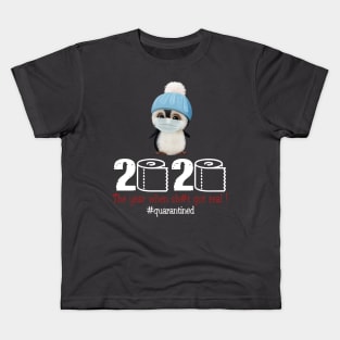 Penguin 2020 The year when shit got real Kids T-Shirt